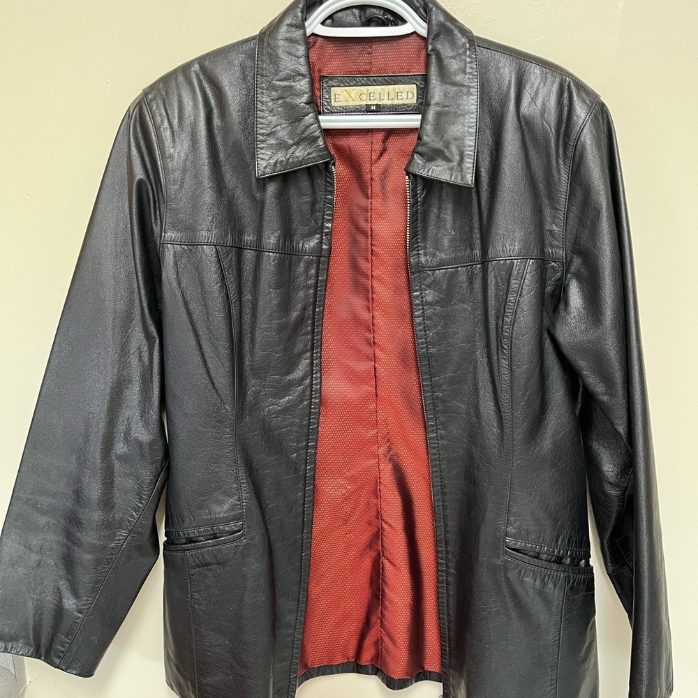 Men's Black Leather Jacket
